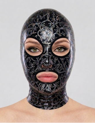  Latex Maske "Ornella" SOFORT LIEFERBAR